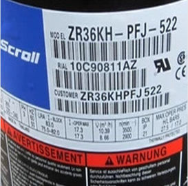 خرید 1.24L Refrigeration Copeland Scroll Compressor R22 ZR36KH-TFD-522 3HP online manufacture