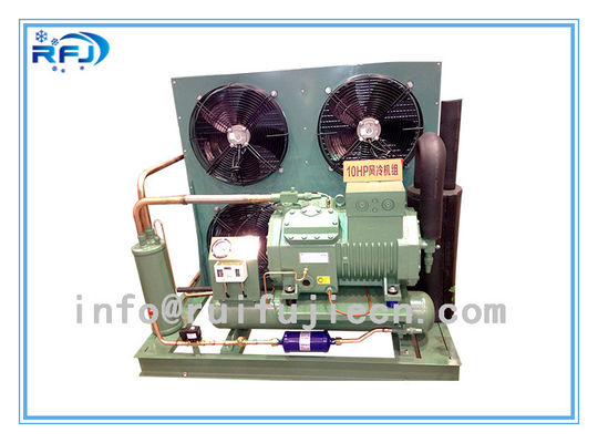 خرید خنک کننده مستقیم 10HP R404a واحدهای تبرید خنک شونده با هوا 4VES-10Y-40P 8kw 4VCS-10.2Y-40P online manufacture