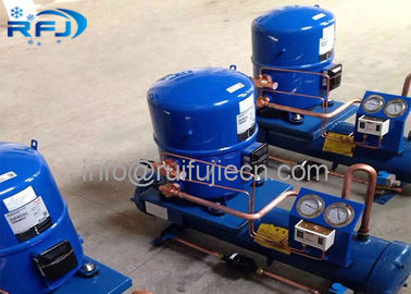 خرید Blue Color Water Cooled Condenser , Maneurop  Hermetic Compressor Condenser Unit  MT80/WN10H-MT160/WN15H online manufacture