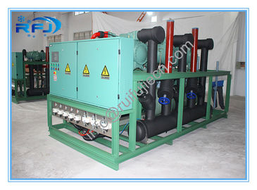 خرید High Temperature Air Cooled Condensing Unit For Blast Freezer , Three Screw Compressor Rack online manufacture