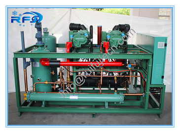 خرید Two Screw compressor cooler condenser unit R404A 380V 50HZ model DM2B20RFL online manufacture