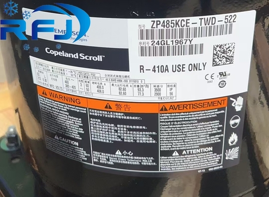 خرید کمپرسور کم دمای رول ZP485KCE-TWD-522 برای سیستم های خنک کننده تجاری online manufacture