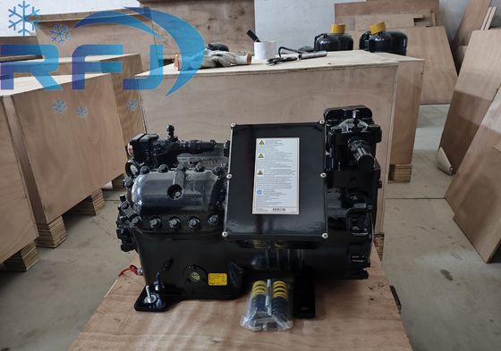 خرید کمپرسور خنک کننده نیمه هرمتیک  4RH1-2500-FSD-200 25HP با 4 سیلندر online manufacture