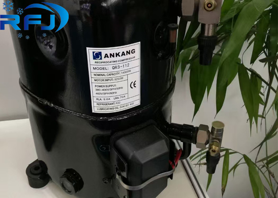 خرید 5HP R404a QR3-112 کمپرسور خنک کننده پیستون هیرمیتیک آنکانگ 220-380V 3PH 50Hz یا 380-460V 3PH 60Hz online manufacture
