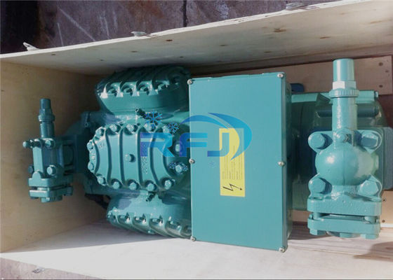 خرید 8 سیلندر کمپرسور پیستون 8FE-70Y-40P کنترل ظرفیت دوگانه 70HP قدرت 8FC-70.2Y-40P online manufacture