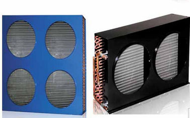 خرید 3HP 2 fans Air Cooled Condenser , freezer Refrigeration condenser FNF-7.2/26 for condensing unit online manufacture