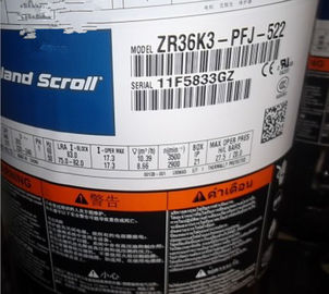 8790W Copeland Scroll Compressors R22 ZR36K3-PFJ-522 3P 1PH CE / UL