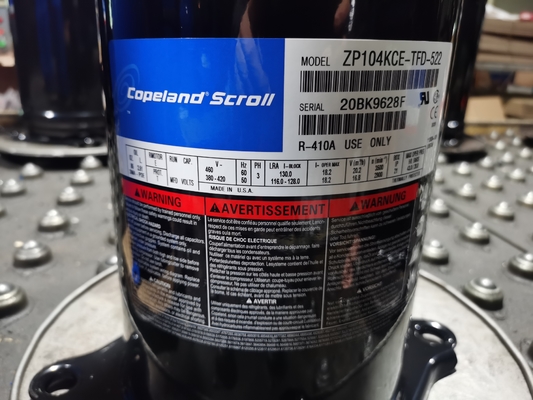 کمپرسور اسکرول کوپلند 3HP کمپرسور هرمتیک ZB21KQE-TFD-558