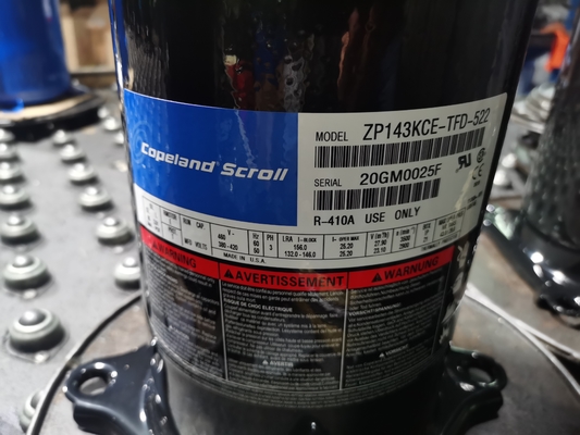 کمپرسور 3 فاز/6HP Copeland Scroll ZB45KQE-TFD-558 Hermetic برای یخچال تجاری