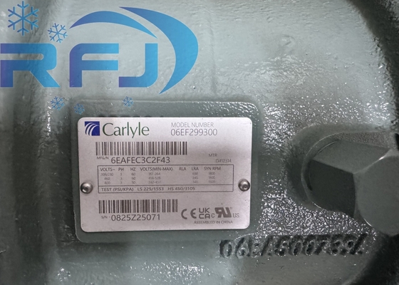 06EAFEC3C2F43 کمپرسور کارایل 208/230V-3-60HZ و منبع برق 400-460V-3-50/60HZ