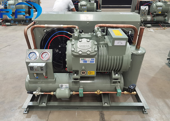 3- 5HP نیمه هیرمتیک واحد تهویه با دمای پایین خنک شده با هوا اندازه فشرده