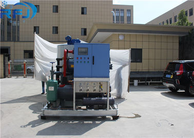 ظرفیت 3 تن 14KW بلوک یخ ساز ماشین خنک کننده هوا با فریزر مستقیم