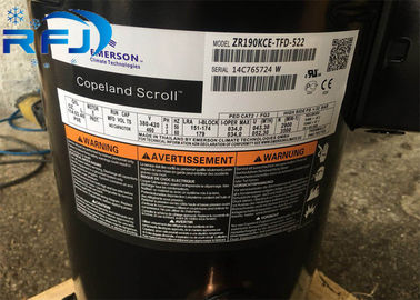 کمپرسور یخچال و فریزر تجاری R404A Zr190kc-Tfd-522 60Hz 9 Phase 15HP
