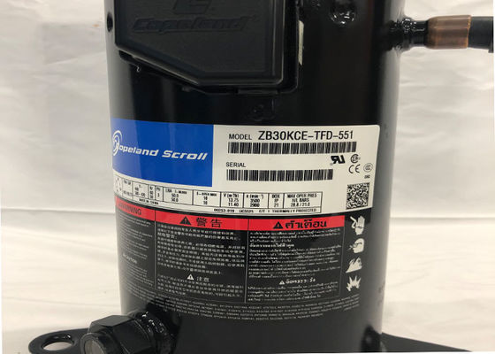 نوع بسته کمپرسور اسکرول Copeland رنگ سیاه سیستم خنک کننده هوا ZP182KCE-TFD-522